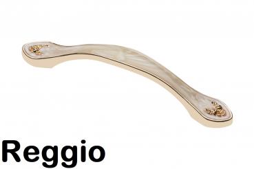 Möbelgriff ROYAL Weiss und Gold